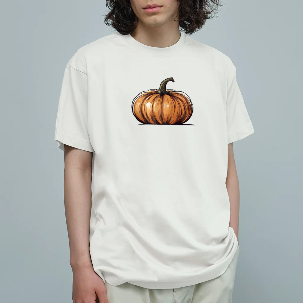 chikopapa1129の南京　カボチャ Organic Cotton T-Shirt