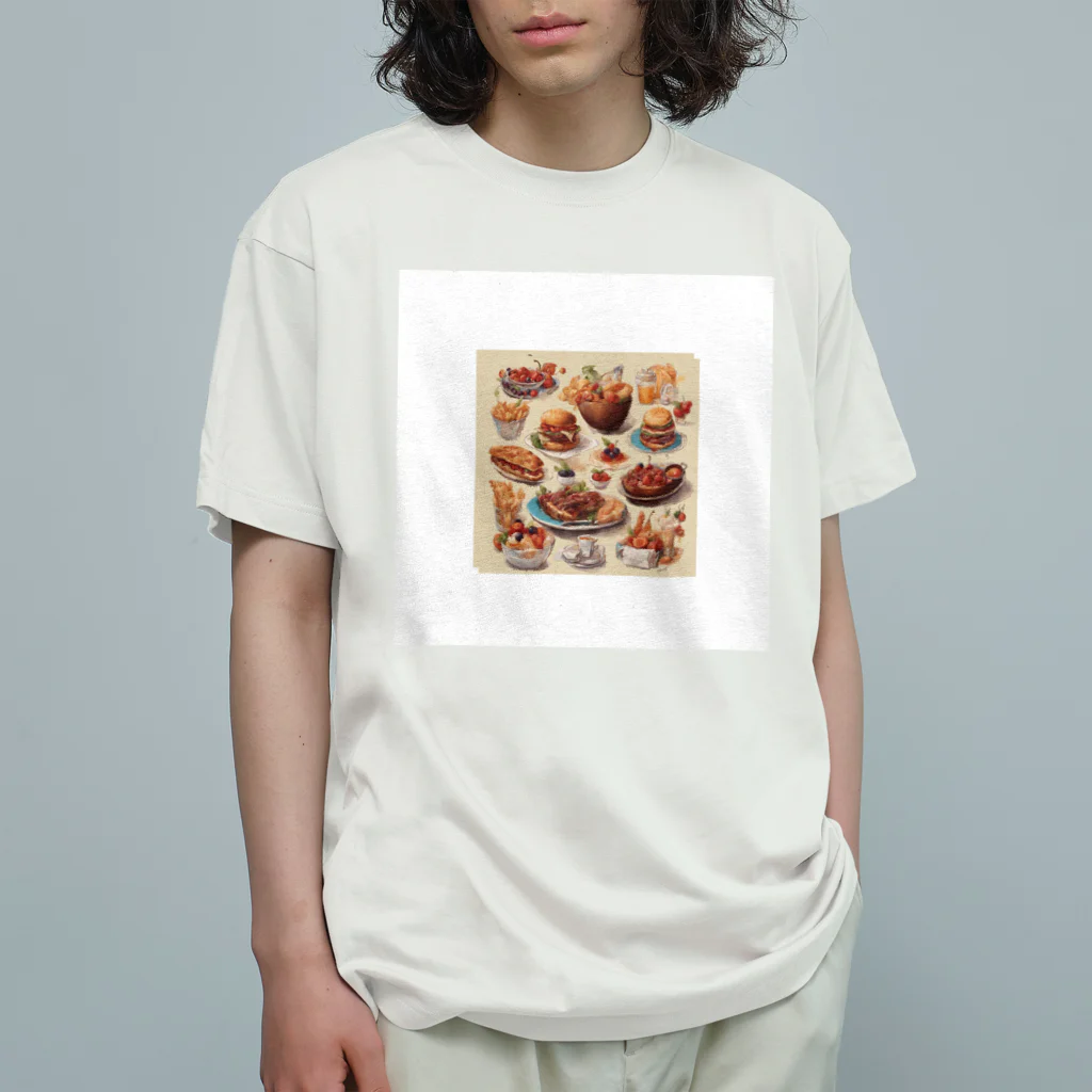 a_chan24の食べたい物 オーガニックコットンTシャツ