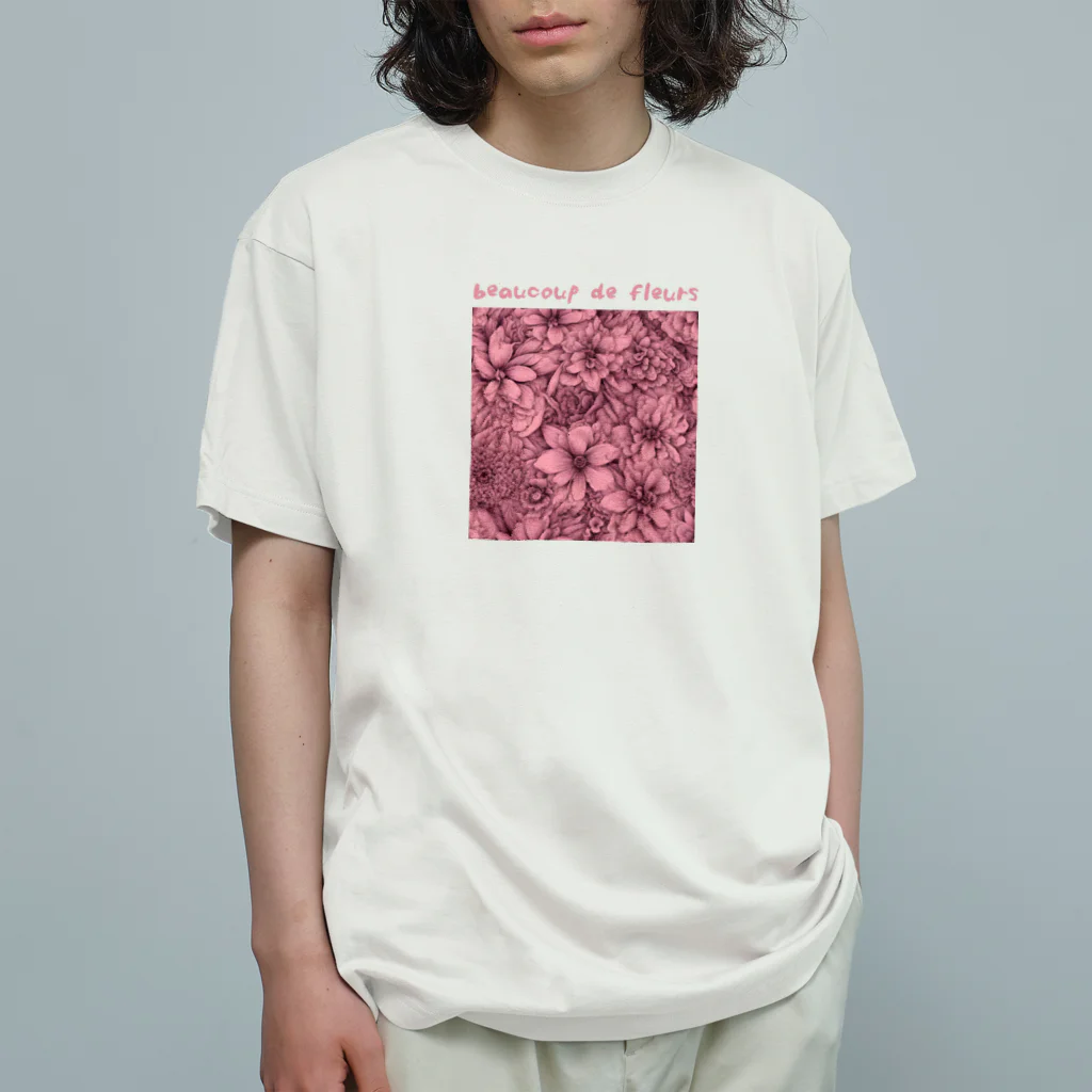 kazu_gのサクラ色の花園 オーガニックコットンTシャツ