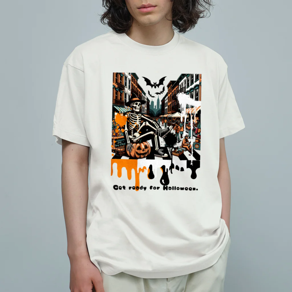 じょいちぃのGet ready for Halloween オーガニックコットンTシャツ