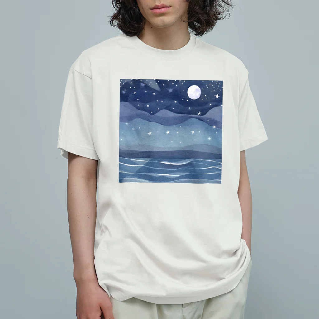 kgymの星空の夜 オーガニックコットンTシャツ