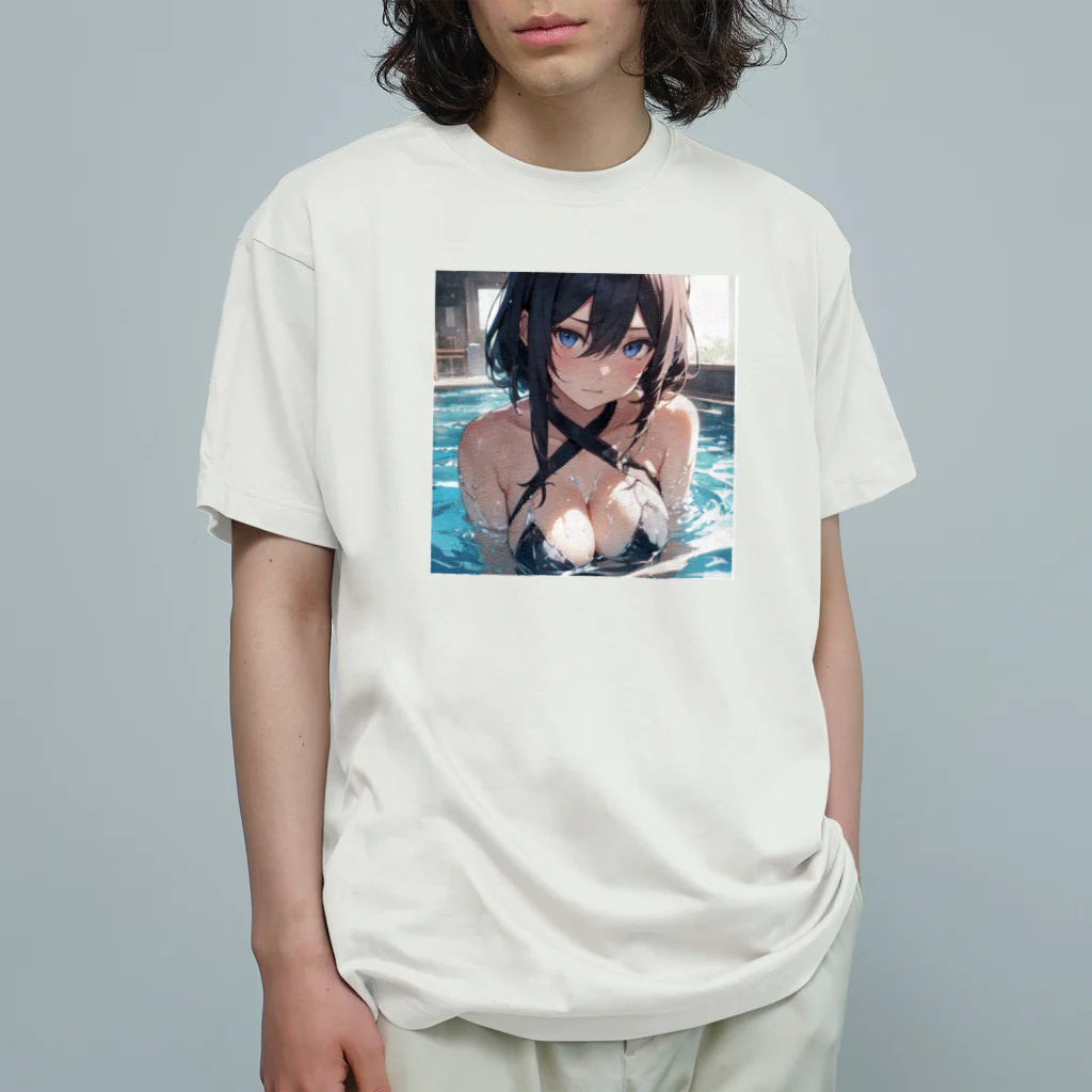 neko_28のセクシー水着のお姉さん1 オーガニックコットンTシャツ