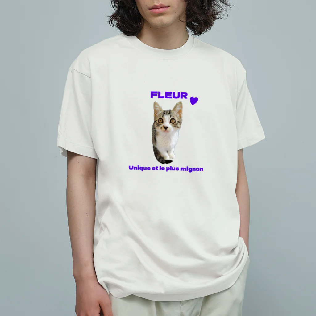 猫の隠れ家のはな第二弾 オーガニックコットンTシャツ