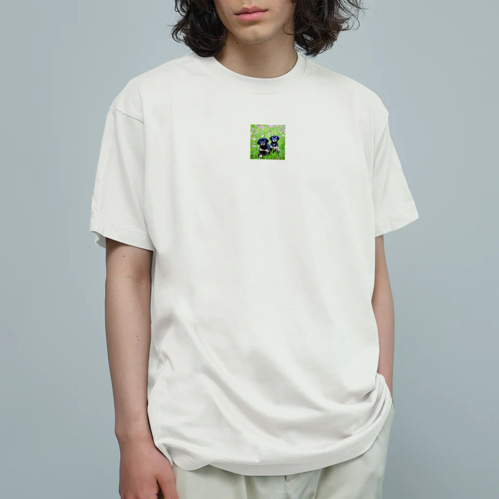 Mami HEXANFTのコスモス畑の癒し Organic Cotton T-Shirt