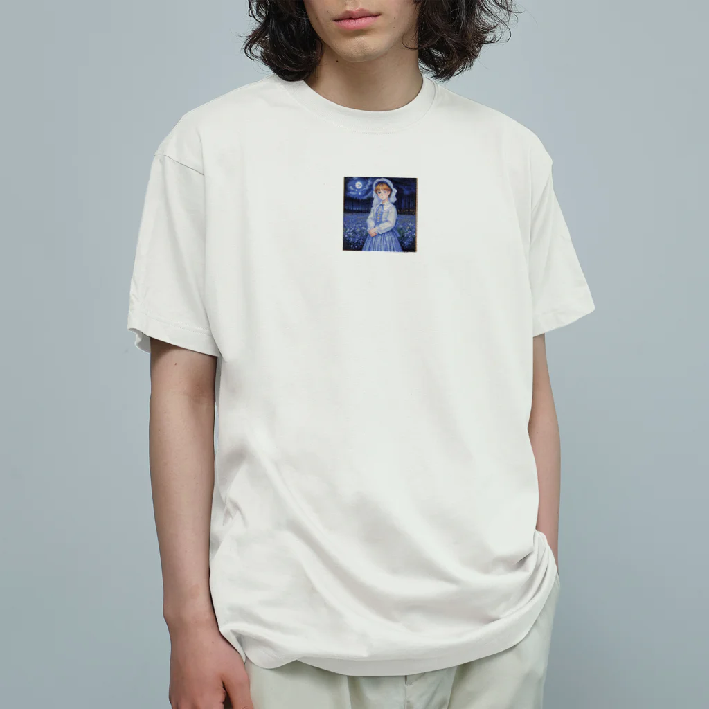 ZZRR12の月と共に輝く美女 Organic Cotton T-Shirt