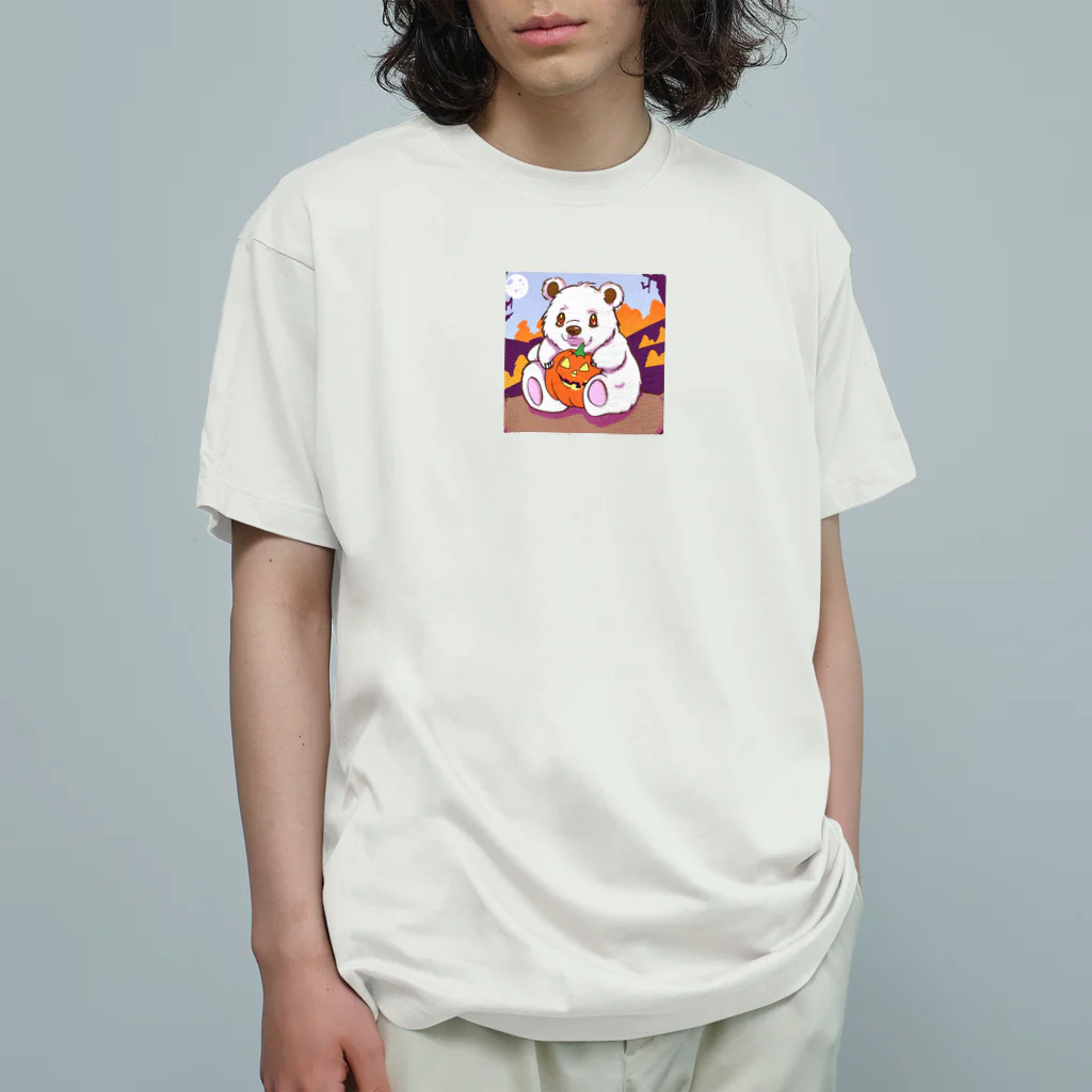 アルト&ウィズのハロウィンクマちゃん🎃 オーガニックコットンTシャツ