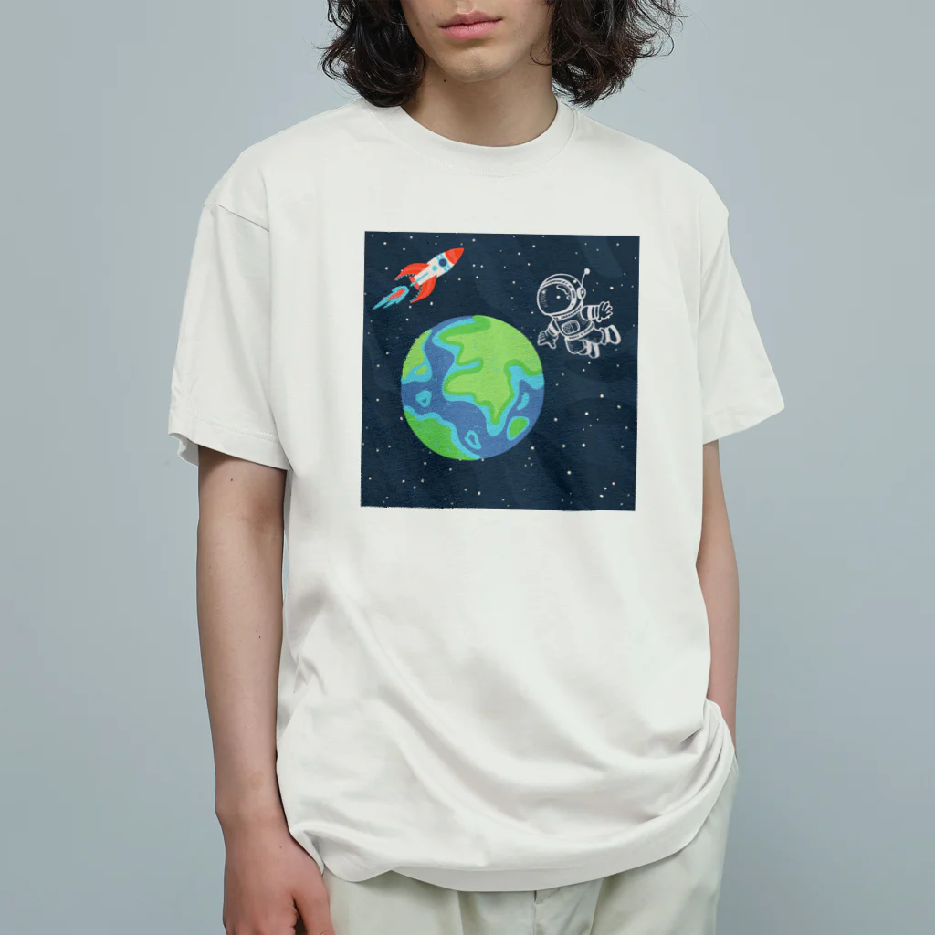 あいいろのキュートな宇宙飛行士 Organic Cotton T-Shirt