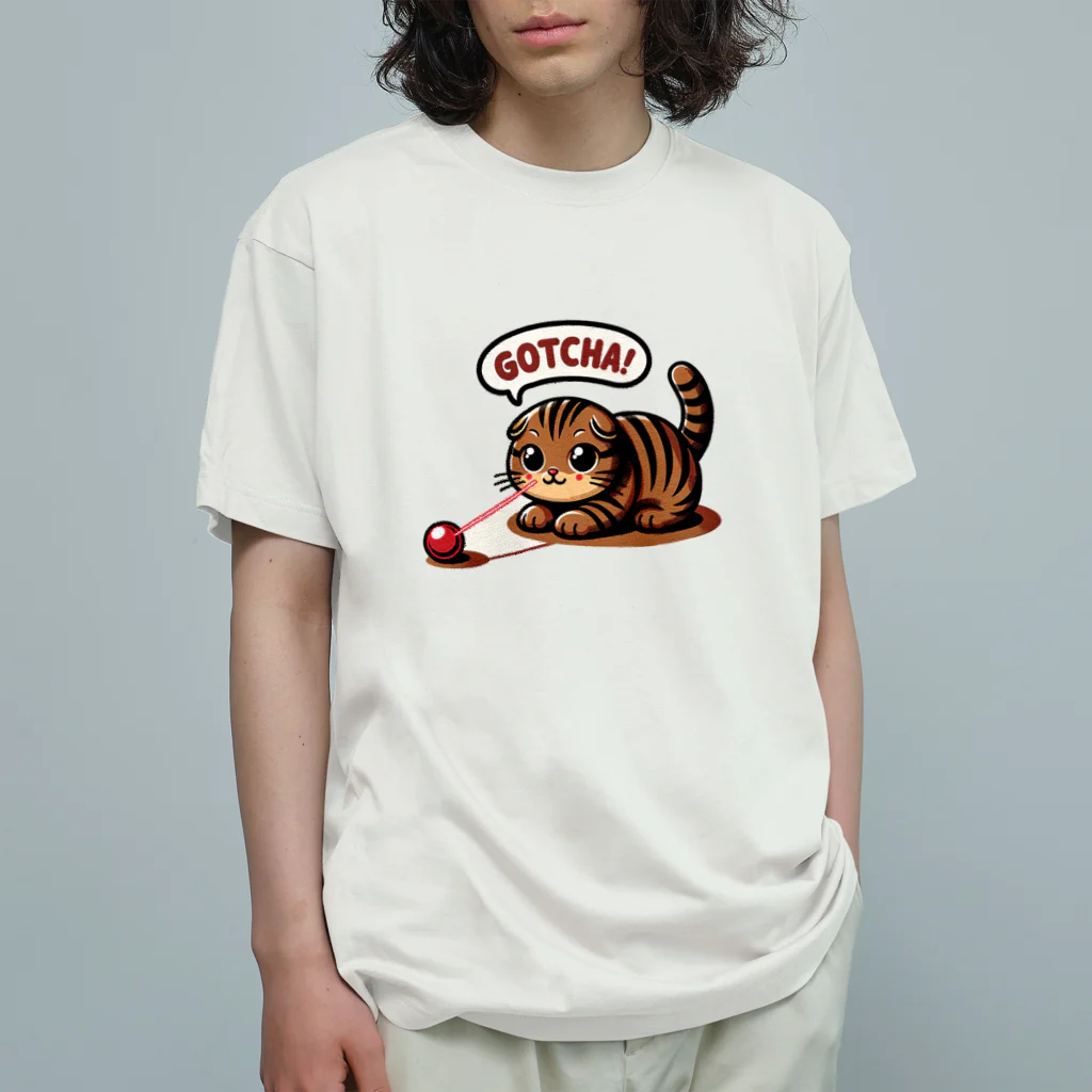 amakanaのまる耳ねこのほっこり時間 Organic Cotton T-Shirt