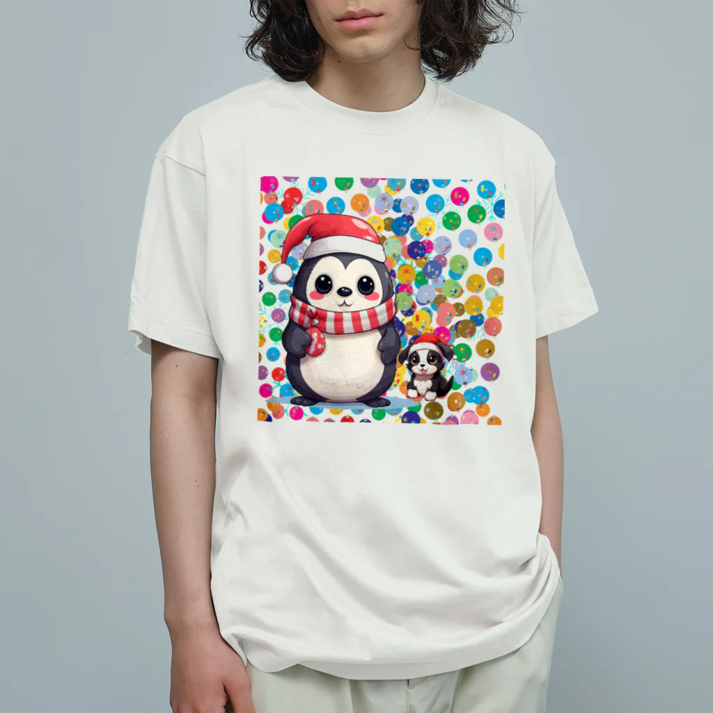 MistyStarkのペンギン犬 Organic Cotton T-Shirt