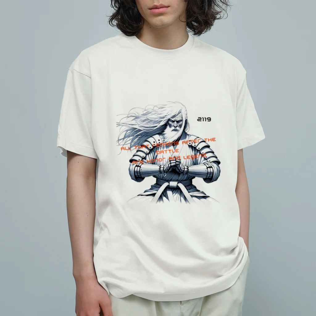 mahiroxの武道の達人 オーガニックコットンTシャツ