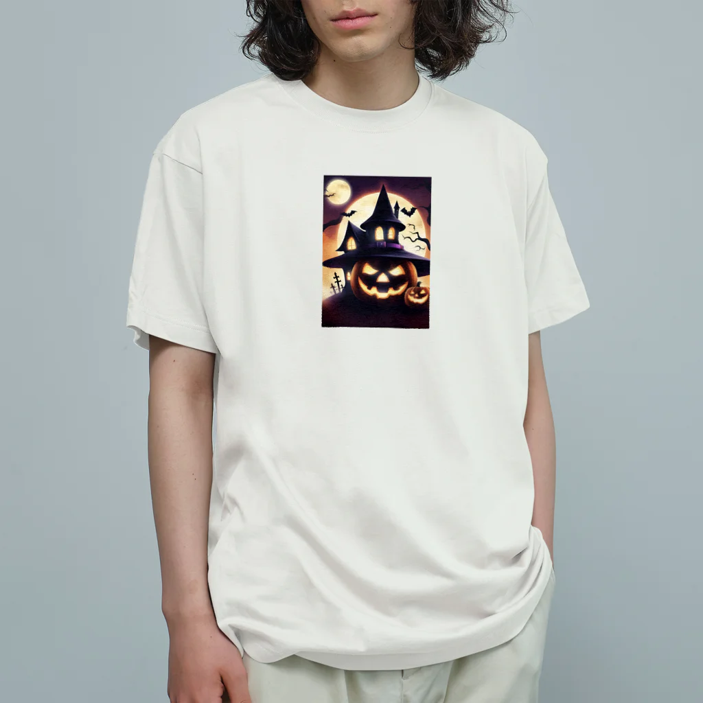 John Machのハロウィンの館 Organic Cotton T-Shirt
