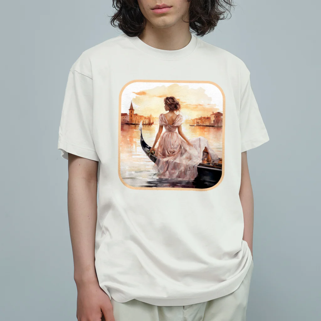 MistyStarkのプリンセスゴンドラ Organic Cotton T-Shirt