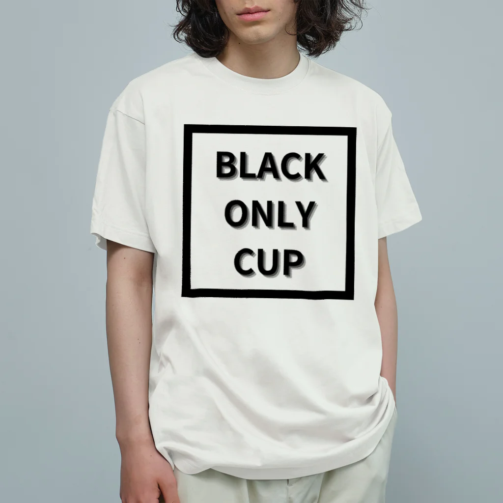 71-CoffeeのBLACK オーガニックコットンTシャツ