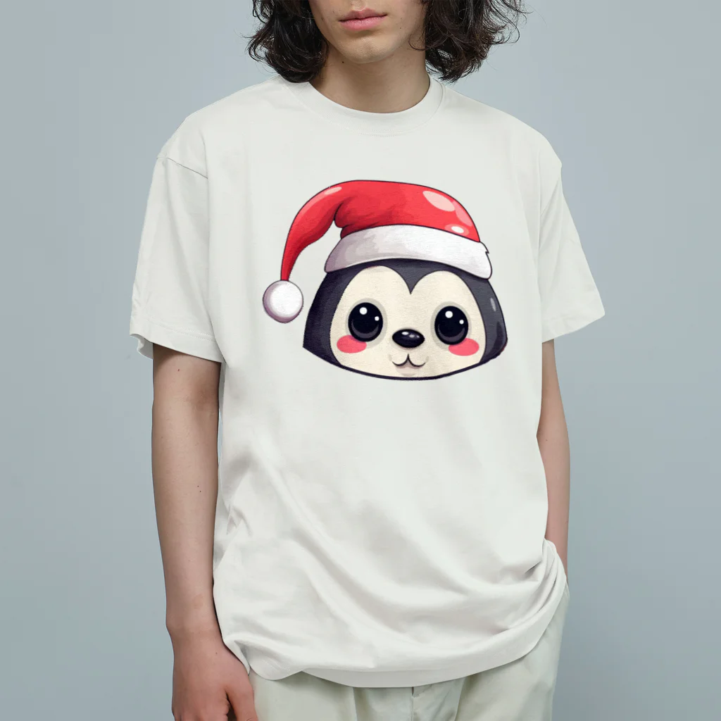 MistyStarkのペンギン犬顔 オーガニックコットンTシャツ