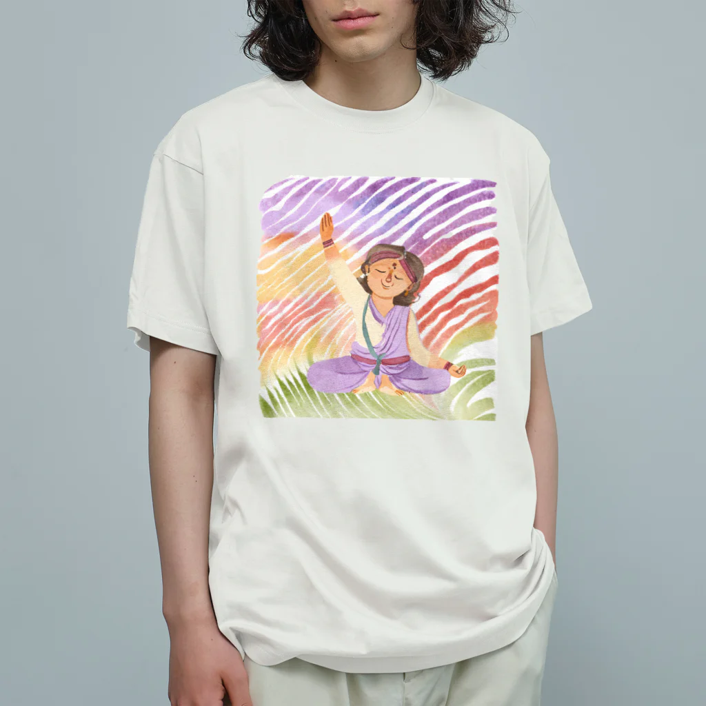 Thanks And You. STUDIOの可愛いヨギーニ　-男の子- オーガニックコットンTシャツ