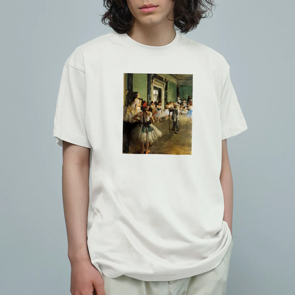 名画館のドガ「バレエ教室」　エドガー・ドガの絵画（ダンス教室）【名画】踊り子シリーズ Organic Cotton T-Shirt