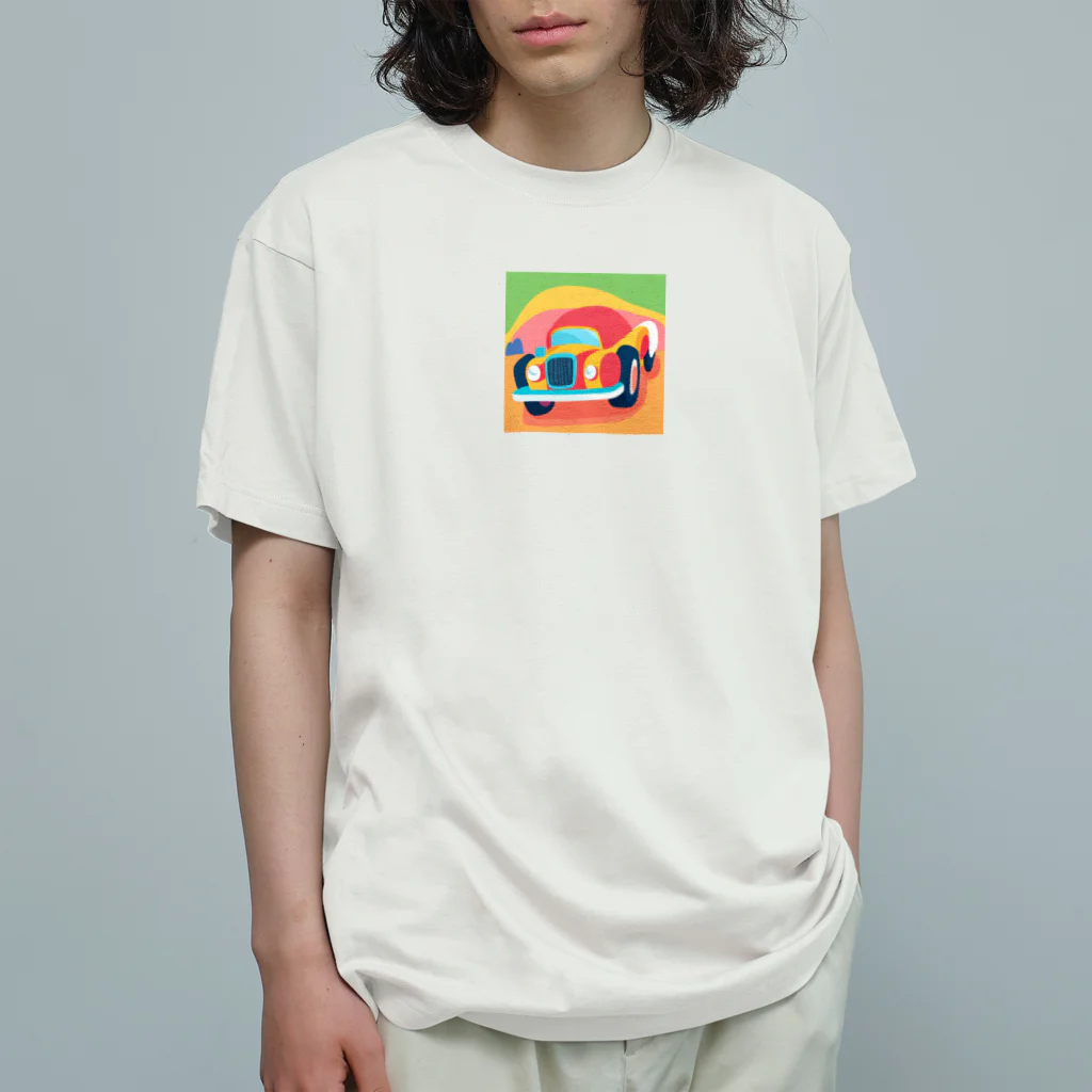 nekobu0323のポップな車 Organic Cotton T-Shirt