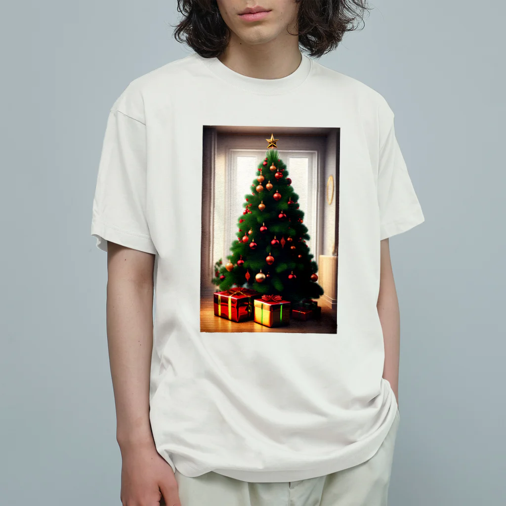 千裕アトリエ（いつもありがとう）のクリスマスギフトとツリー オーガニックコットンTシャツ