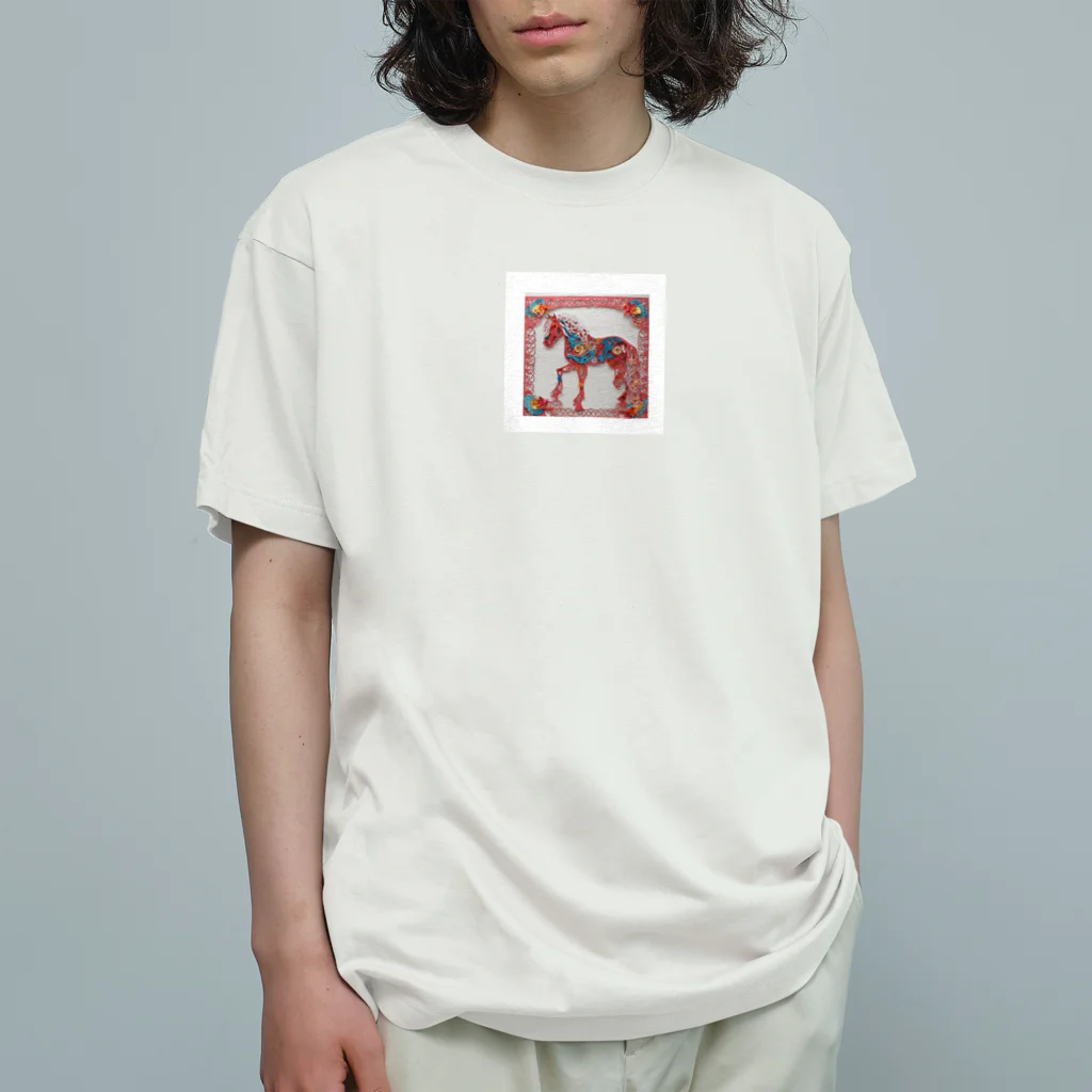 グローバル競馬のエルメスホース Organic Cotton T-Shirt