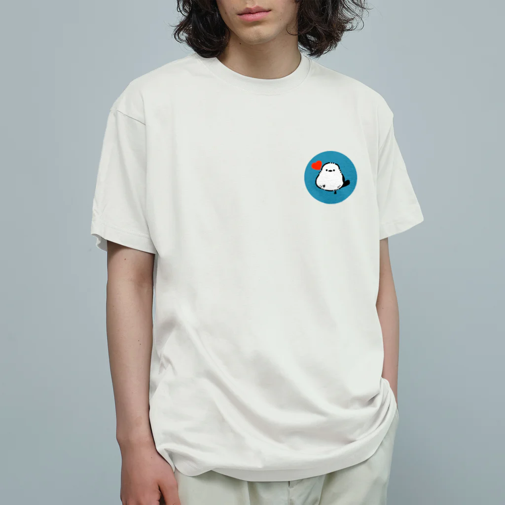 えあーずの可愛いシマエナガちゃん Organic Cotton T-Shirt