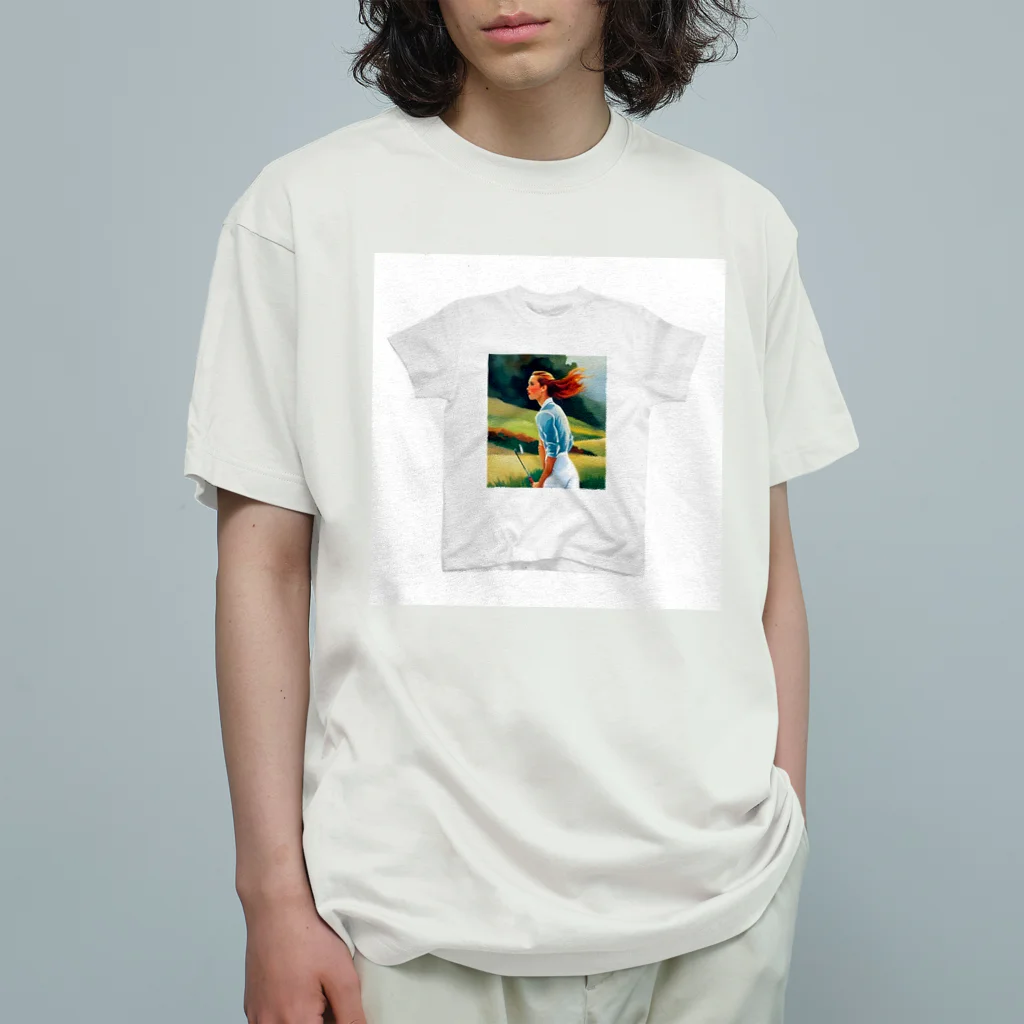 BIRDIE_GIRLのおしゃれゴルフ Organic Cotton T-Shirt