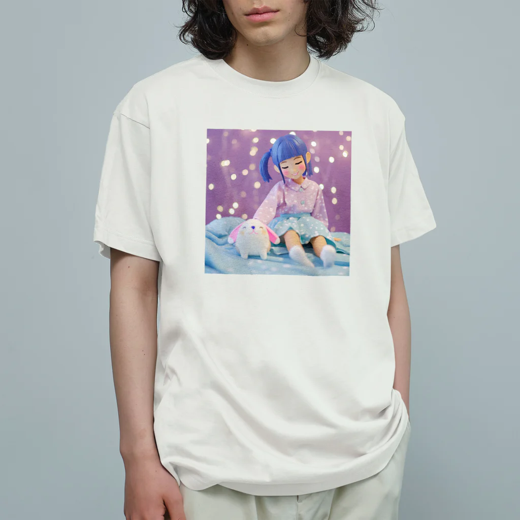 axisbeaの寝起きのひととき オーガニックコットンTシャツ