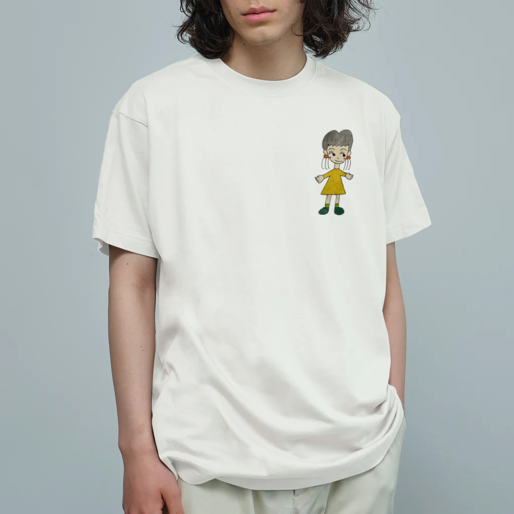 m-k-mのmariさんの女の子シリーズ オーガニックコットンTシャツ