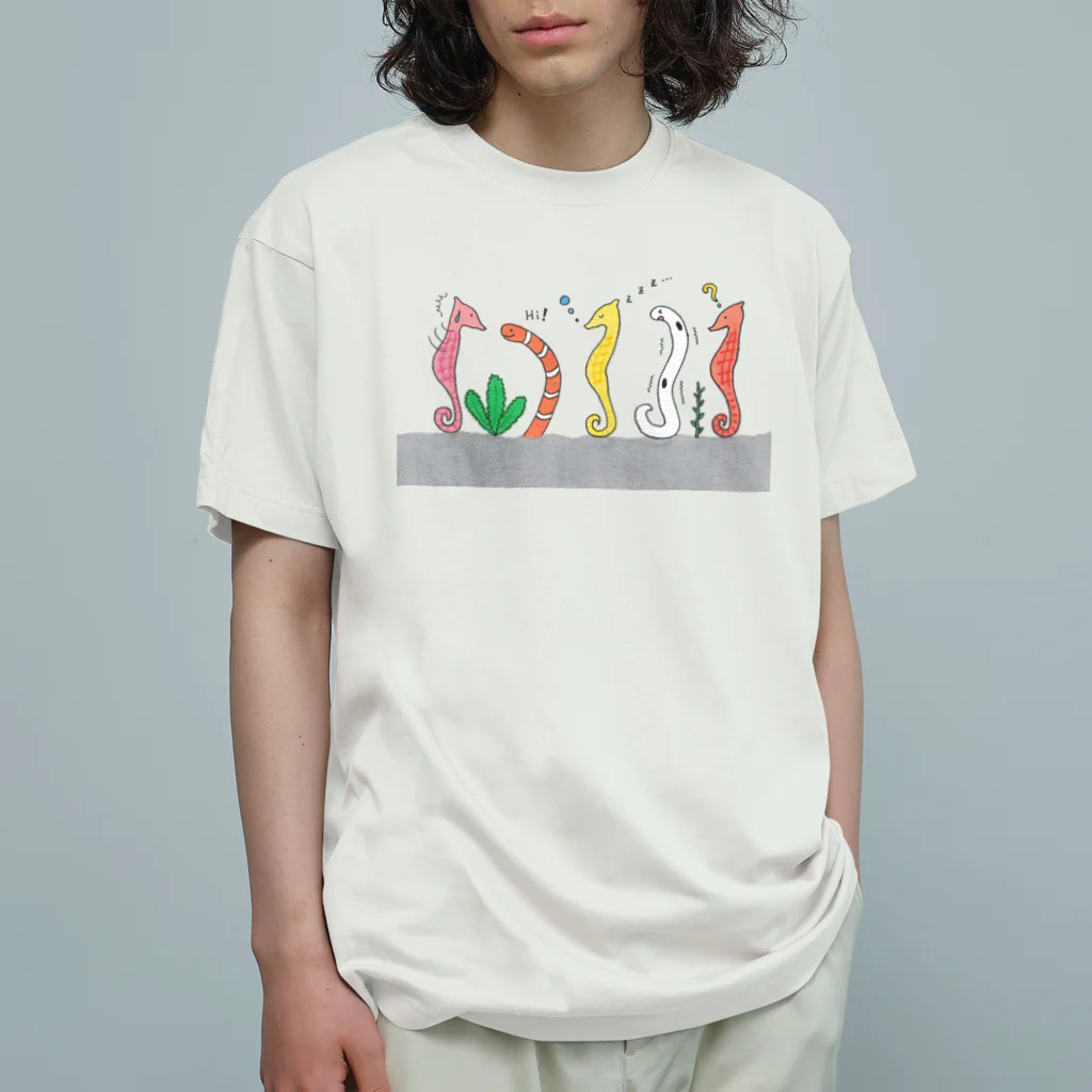 森図鑑の[森図鑑] 仲間に入れて（背景なし） Organic Cotton T-Shirt