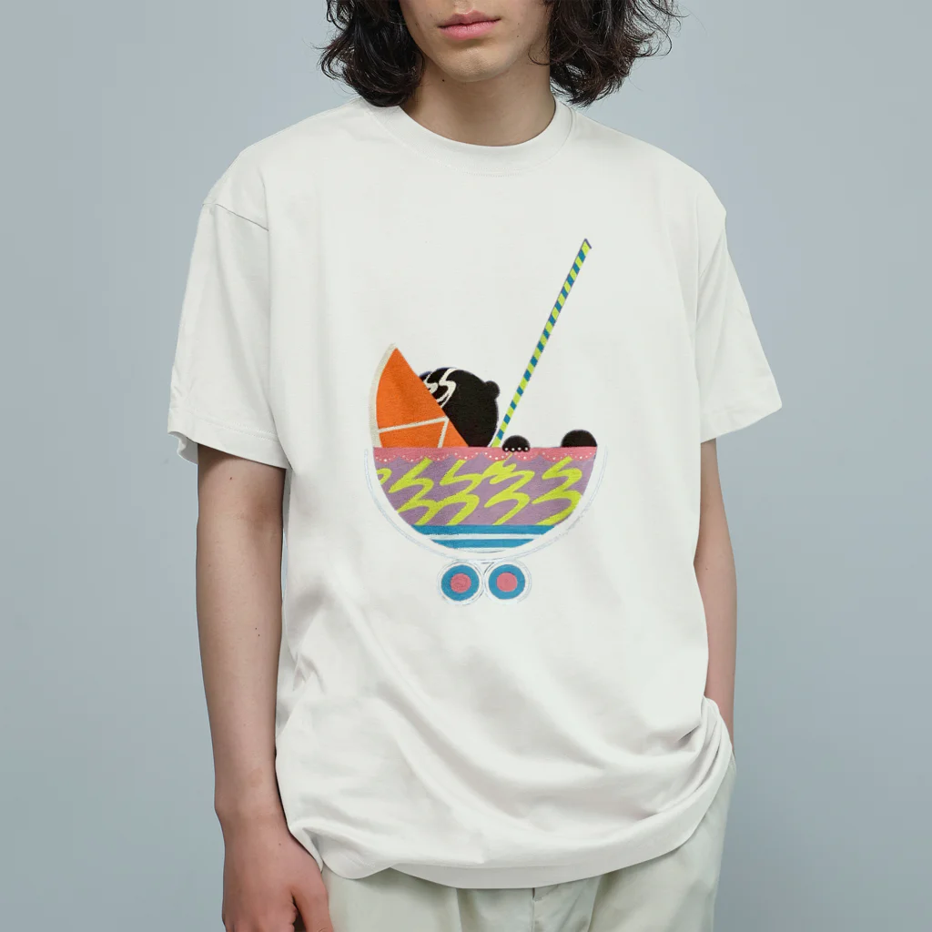 下堕突　gedatsu_art_incのパフェベイビー オーガニックコットンTシャツ