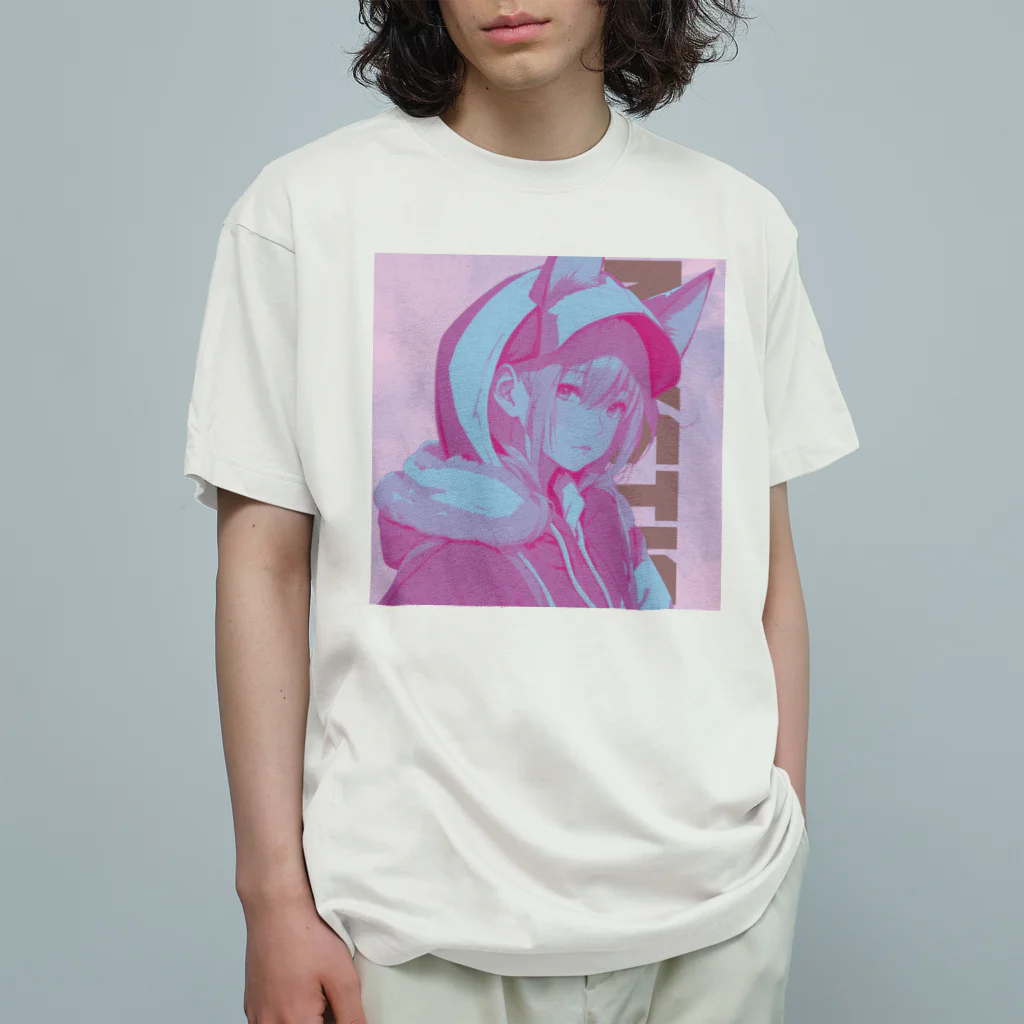 アーケイン・ストリート雑貨のミスティックキャットN19 Organic Cotton T-Shirt