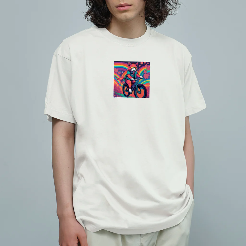 yacco-のお店のねこ オーガニックコットンTシャツ