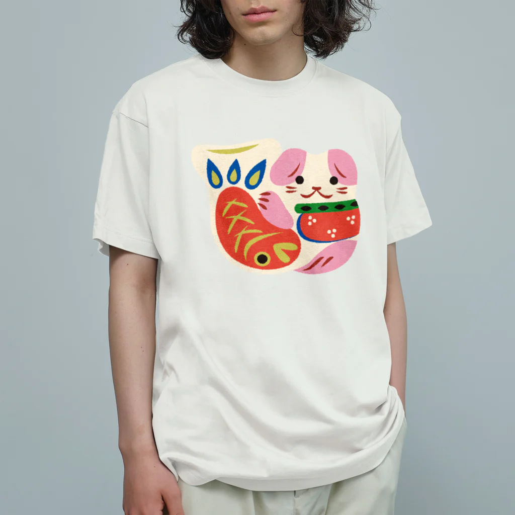 gangの狆鯛 オーガニックコットンTシャツ