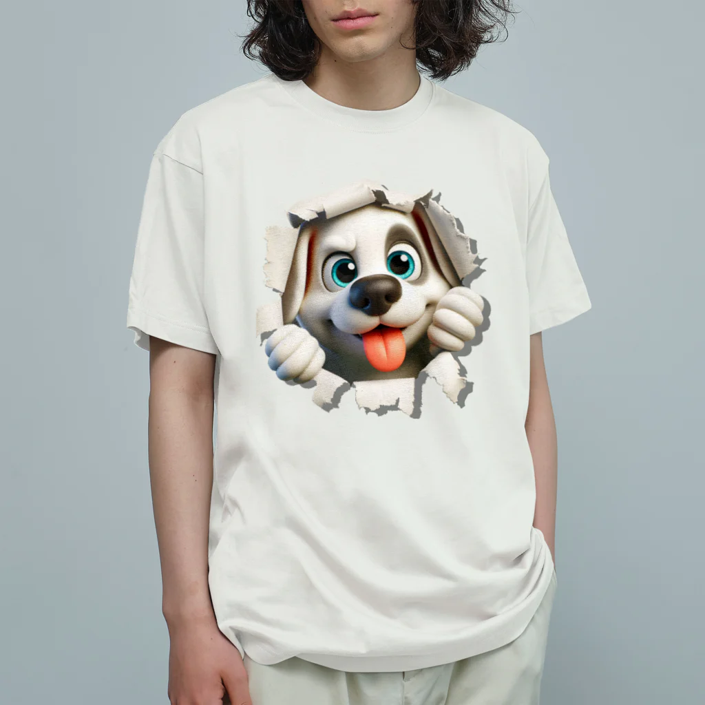 sectorのNaughty dog オーガニックコットンTシャツ