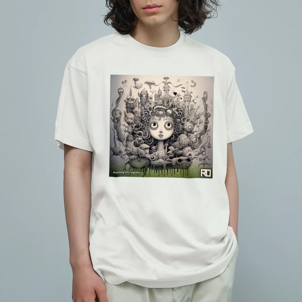 ROのBeginning of a nightmare 2 (Green) Organic Cotton T-Shirt