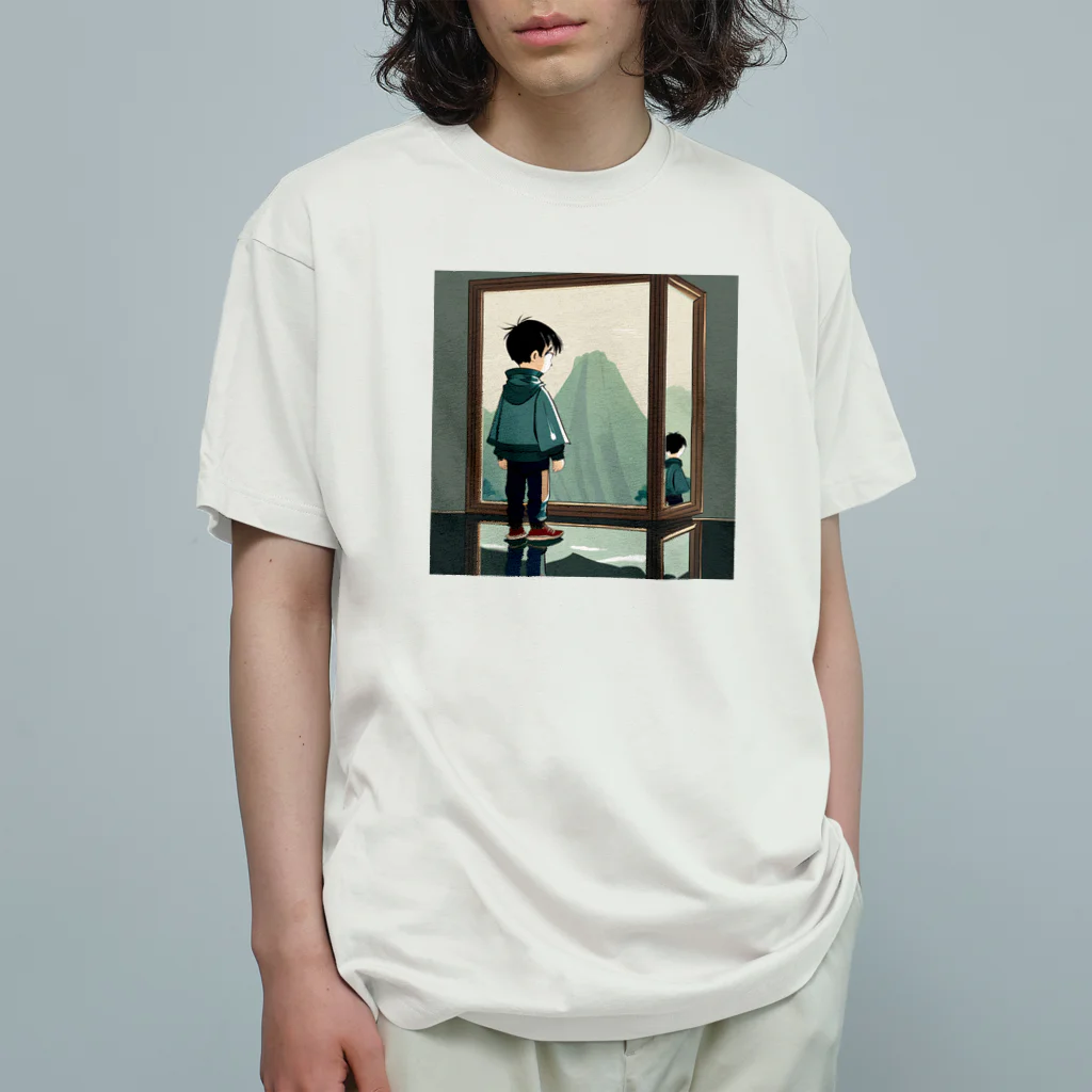 みとみとショップの孤独な少年　　 Organic Cotton T-Shirt