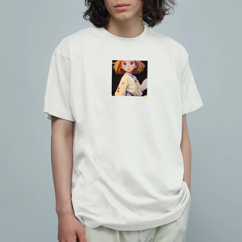 m222web-shopの尻尾があるイラストグッズ Organic Cotton T-Shirt