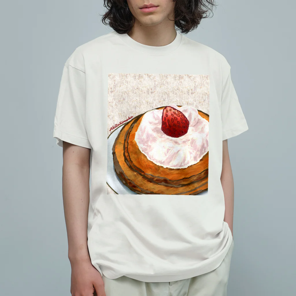 コナカマ通販SUZURI支店のパンケーキ Organic Cotton T-Shirt