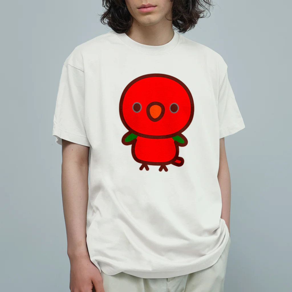 いんこ屋堂のショウジョウインコ Organic Cotton T-Shirt