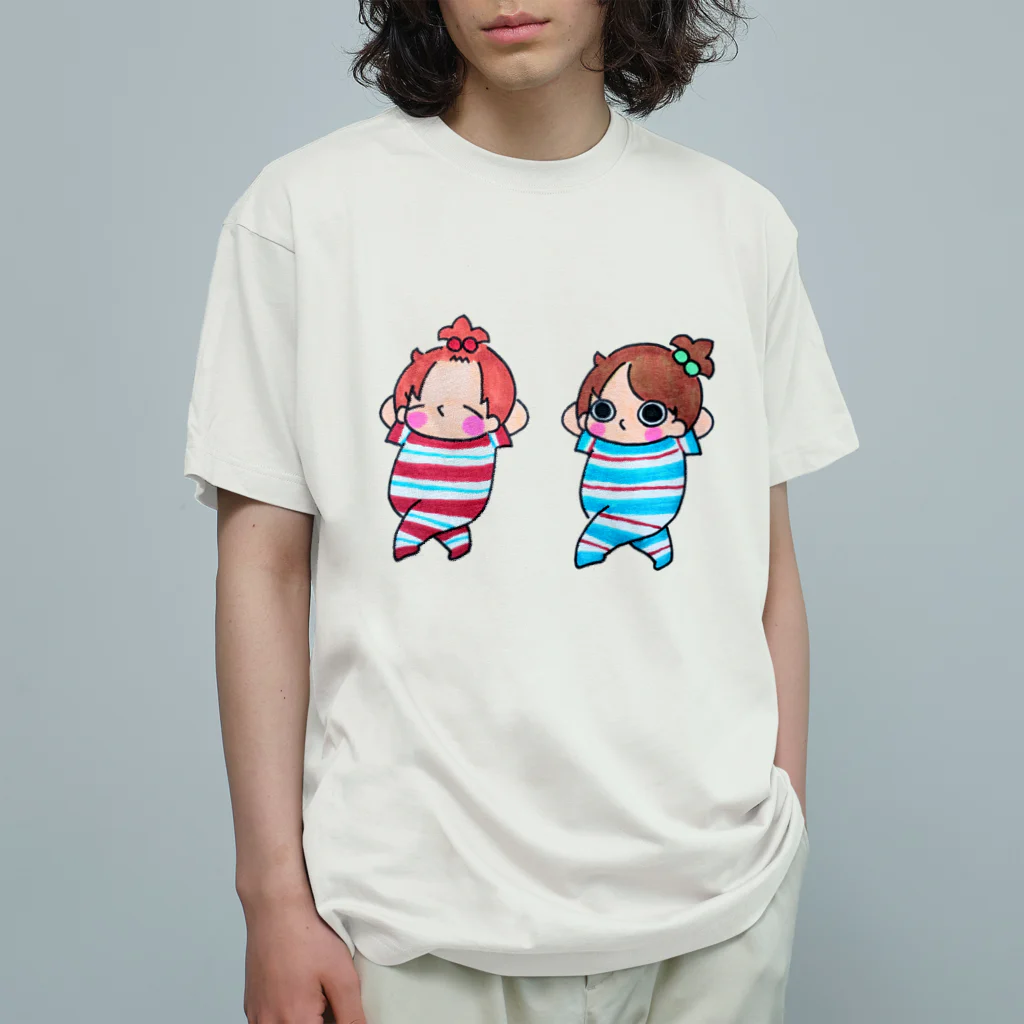 ぽこすけのぽことこ オーガニックコットンTシャツ