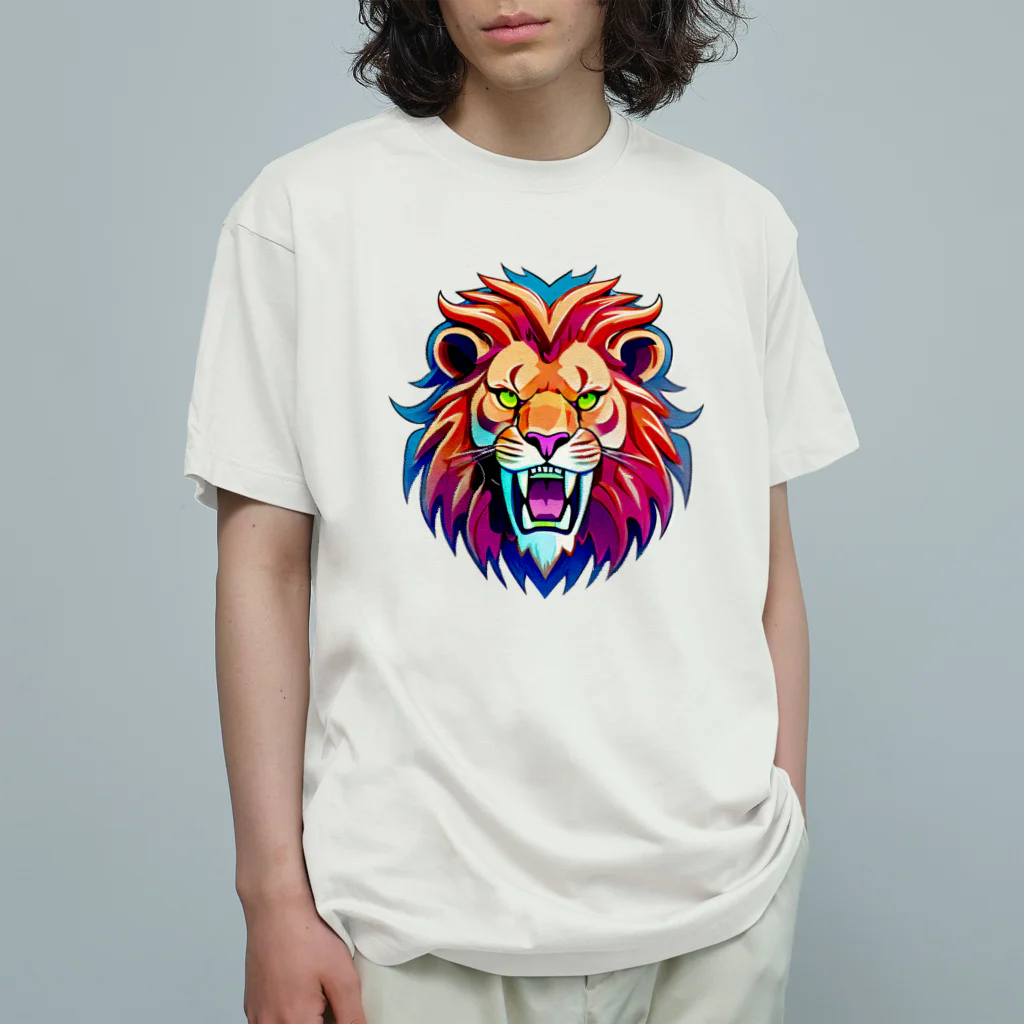 uncle-Toshiの吠えるライオン Organic Cotton T-Shirt