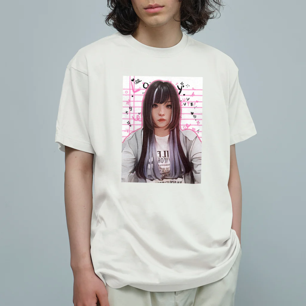 neko_28のスカイブルーの主 Organic Cotton T-Shirt