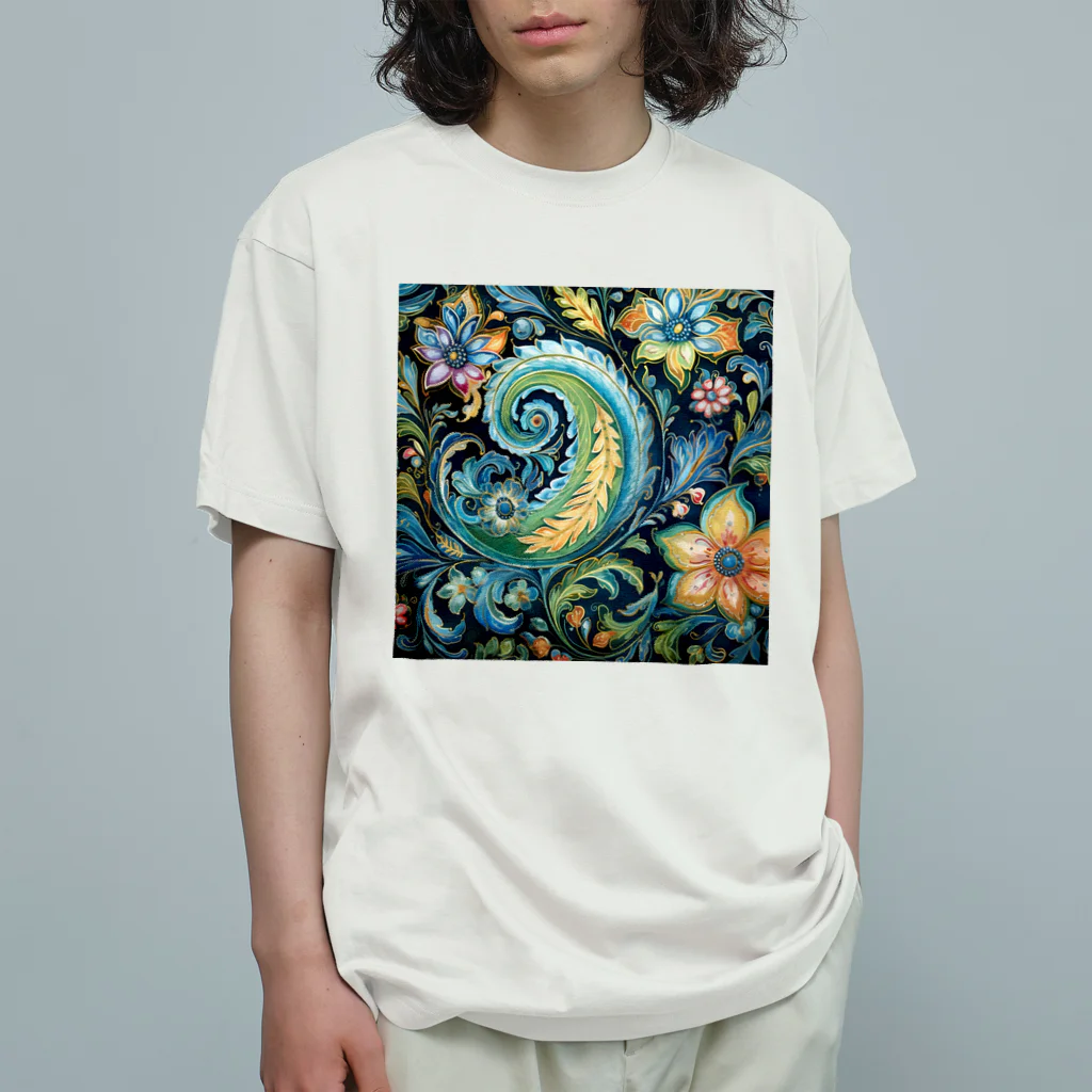 よしさんのペーズリー柄デザイングッズ Organic Cotton T-Shirt