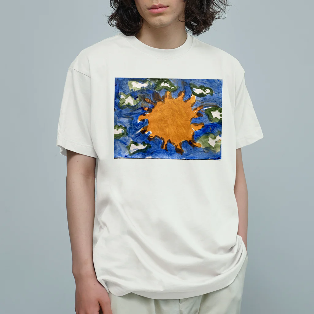 chamcoの5シャイな太陽 Organic Cotton T-Shirt