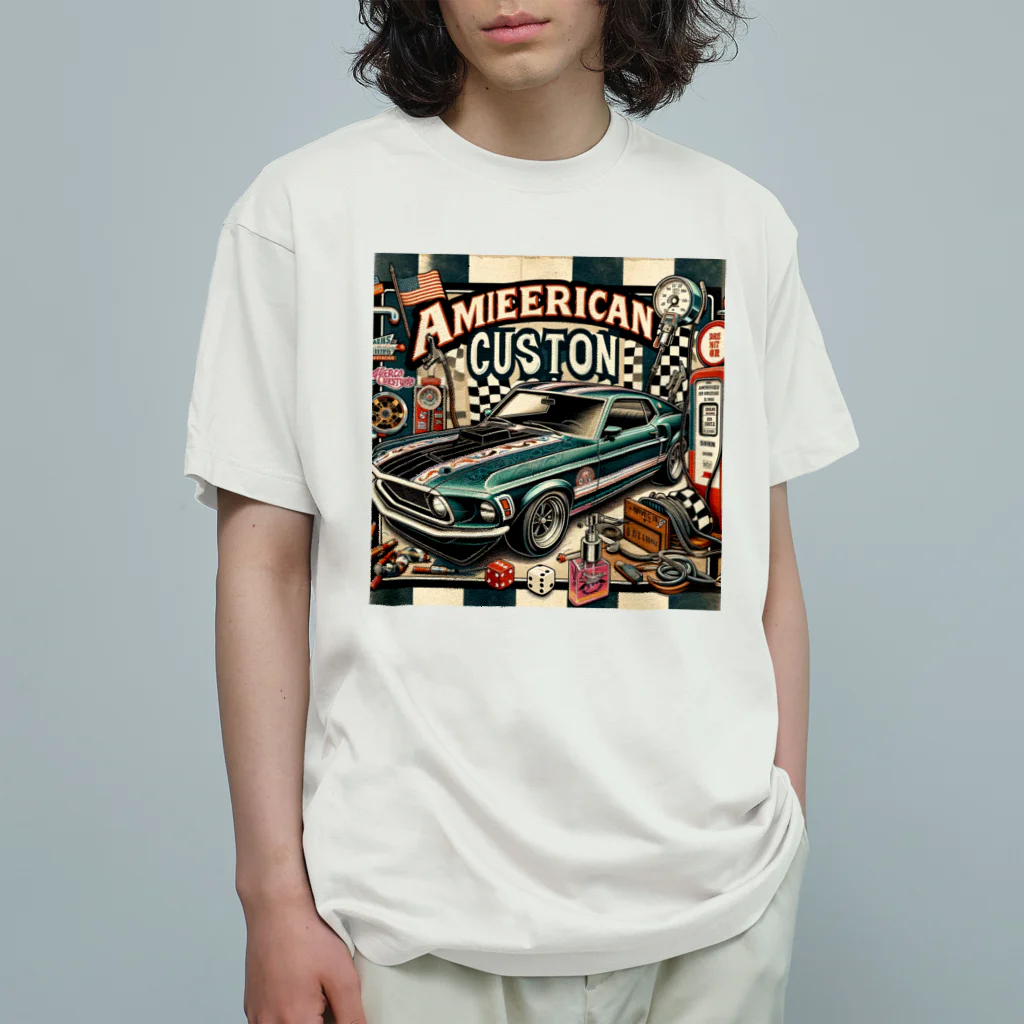 E16の1970年マスタング Organic Cotton T-Shirt