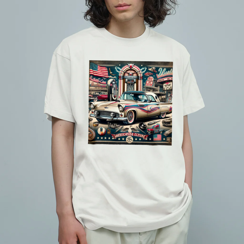 E16の1950年フォード・サンダーバード Organic Cotton T-Shirt