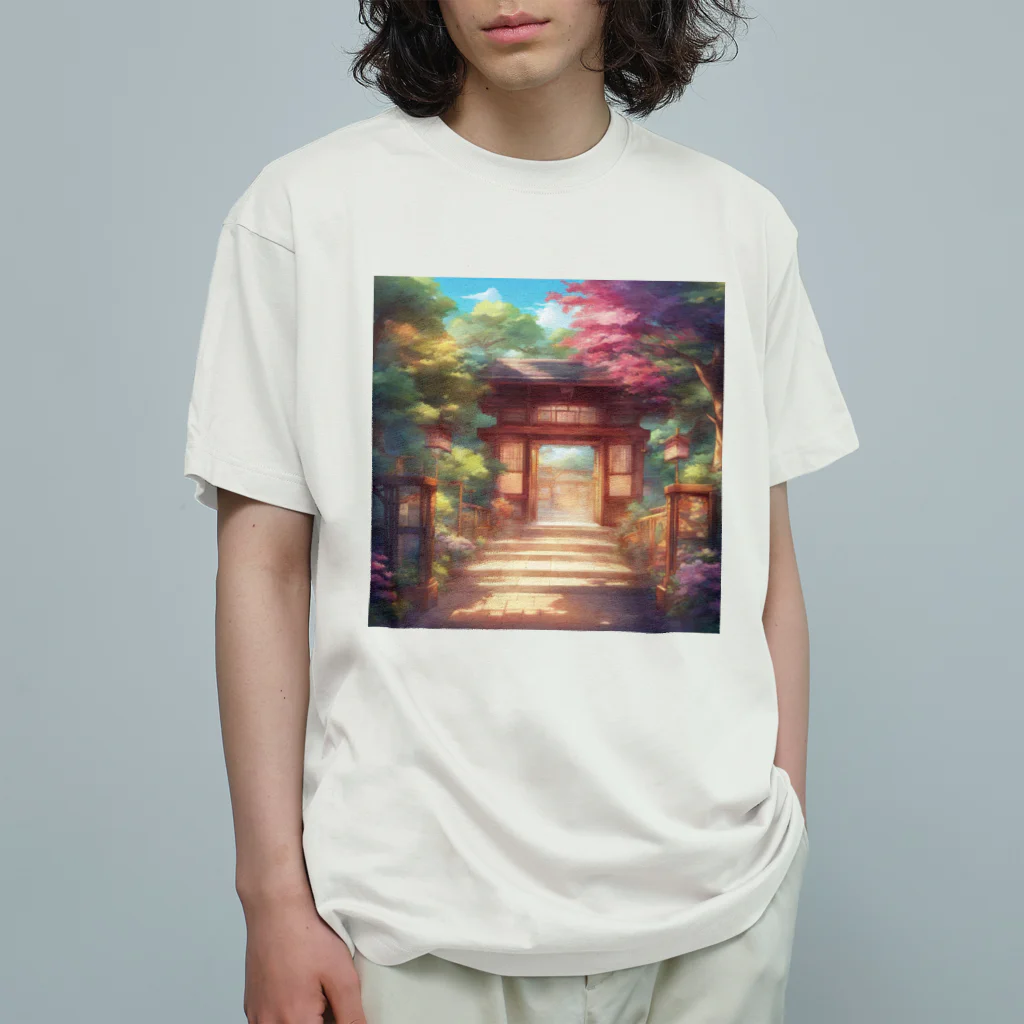 jampackの【風景】寺院 Organic Cotton T-Shirt