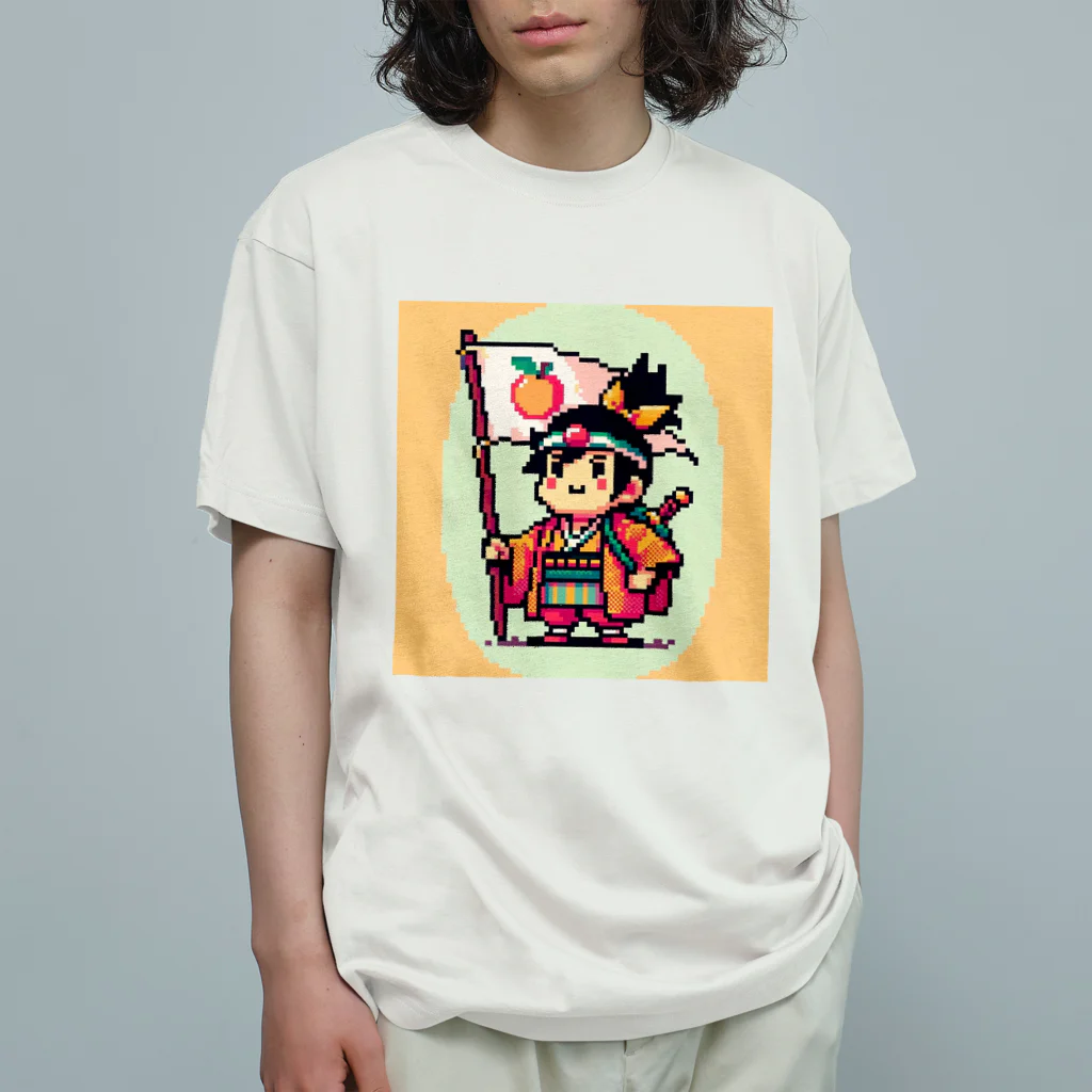 Ai_momotaro_diaryのMOMOTARO8bit オーガニックコットンTシャツ