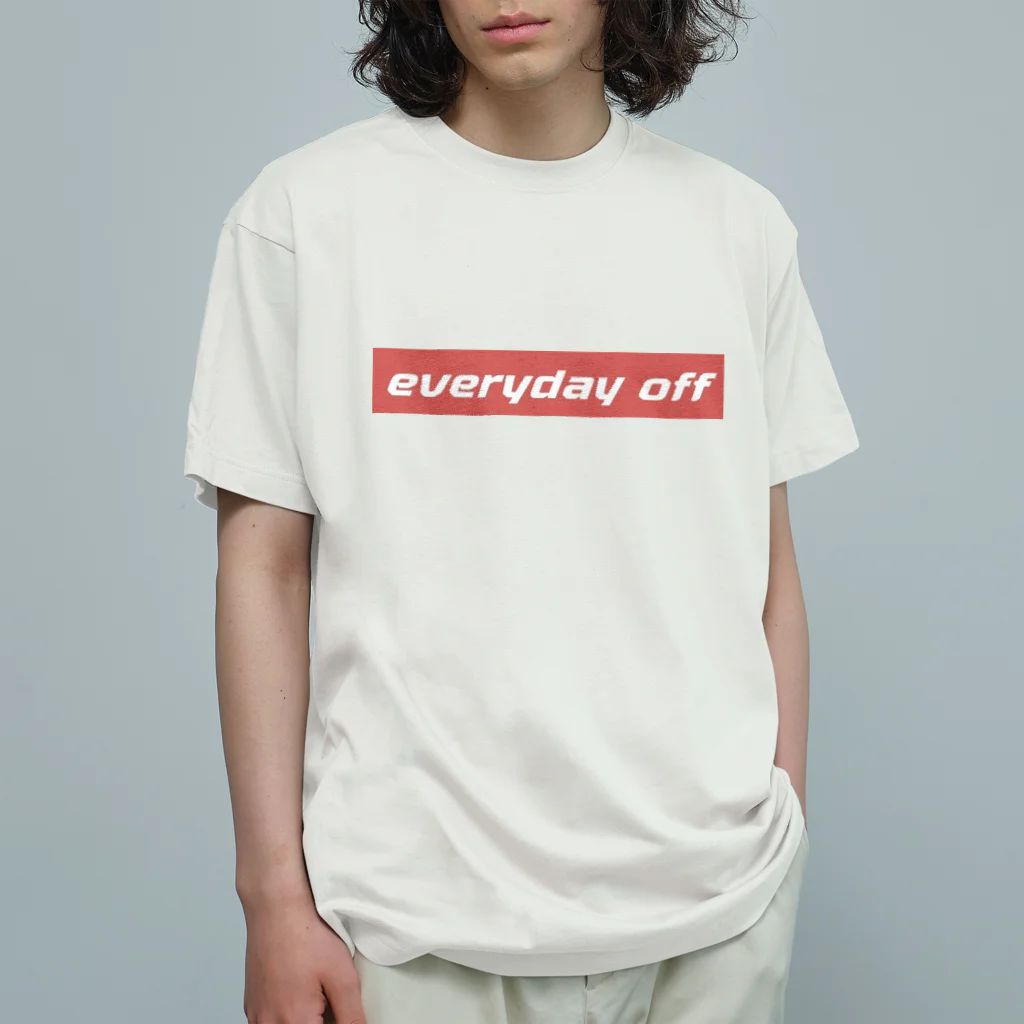 everyday offのEVERYDAY OFF Organic Cotton T-Shirt