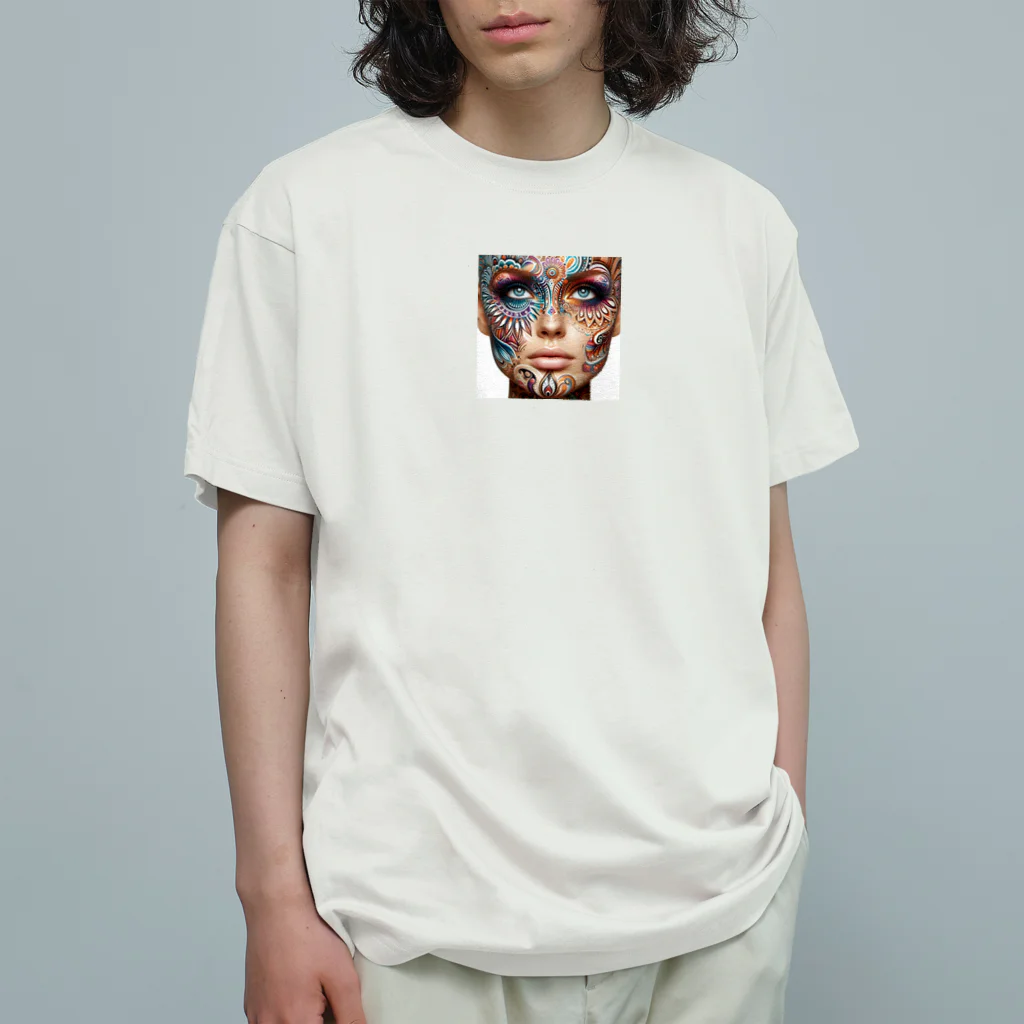 女神🌟曼荼羅のMANDALA MAKEUP オーガニックコットンTシャツ