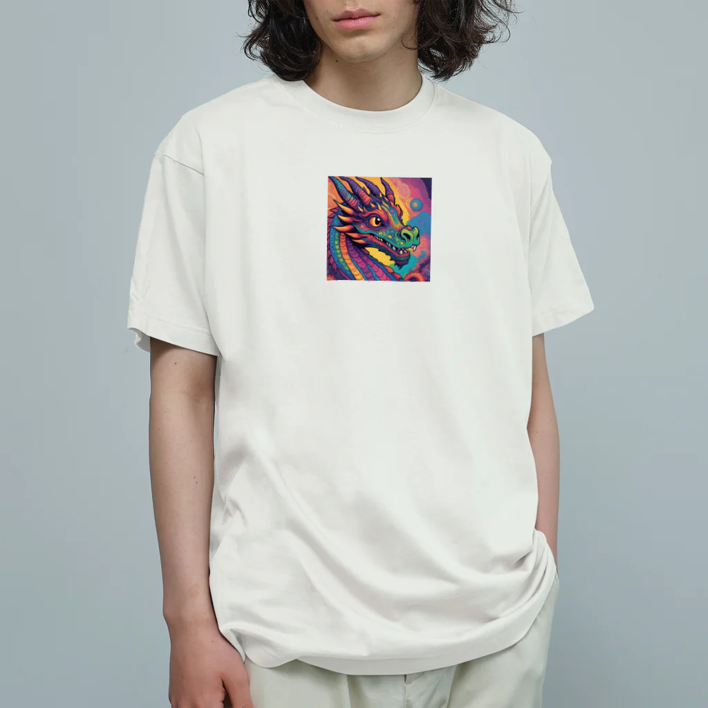 DORAGONIAのサイケドラゴン Organic Cotton T-Shirt